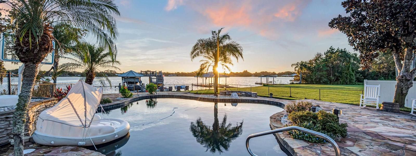 poolside view of coast