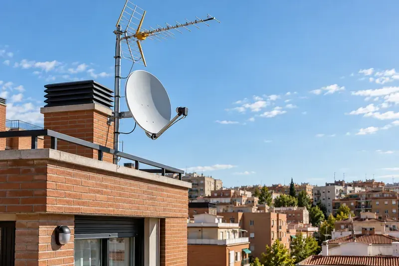 Sistema de antenas comunitarias en Alovera