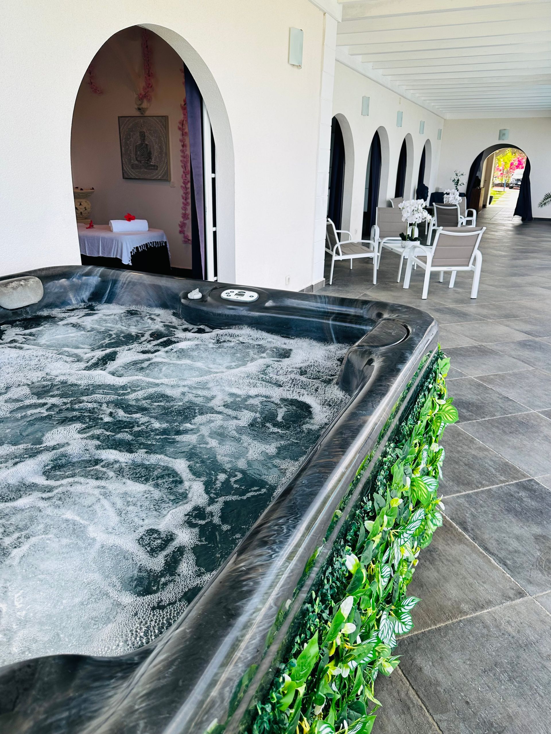 Jacuzzi de la Villa Victoria de Fort-de-France