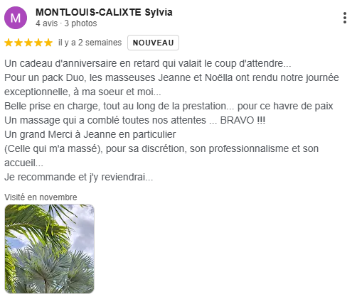 Avis Google 1  Montlouis-Calixte Sylvia