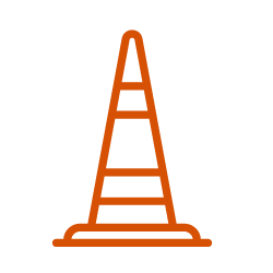Cône de travaux