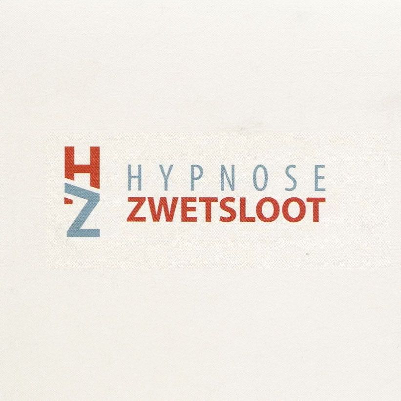 Ein Logo für Hypnose Zwetsloot befindet sich auf weißem Hintergrund