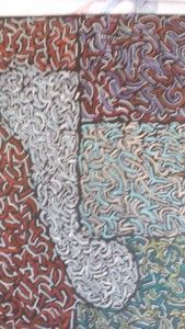 Obra de arte abstracta