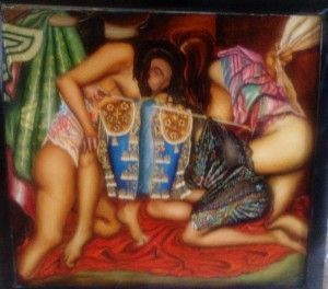 Personas con ropas coloridas