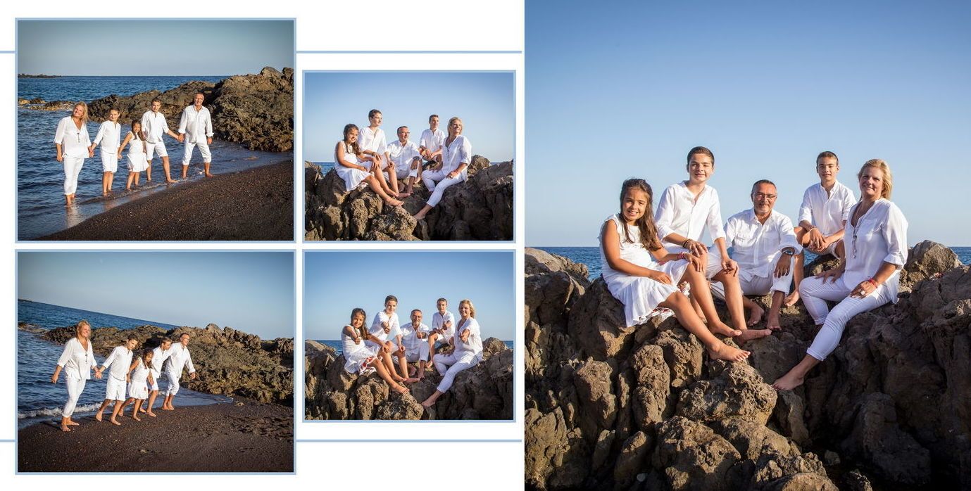 sesion fotografica familiar originales tenerife en exteriores playa