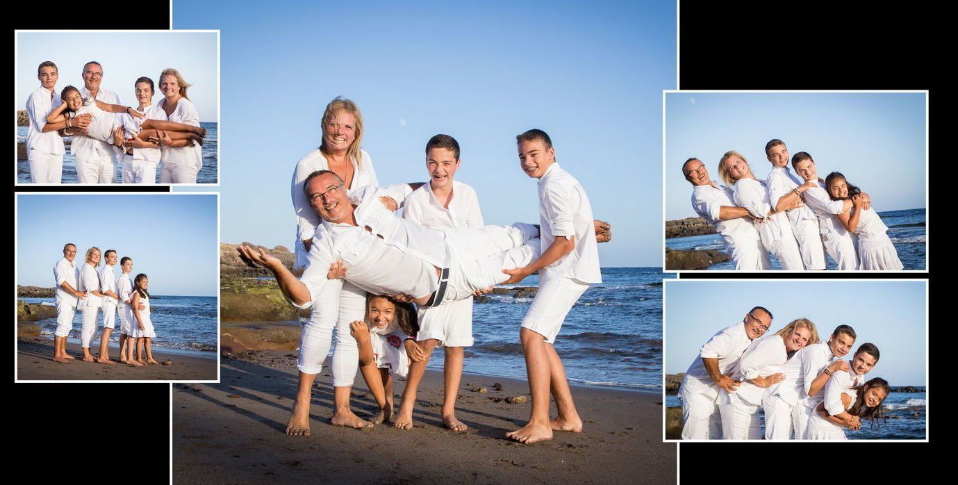sesion fotografica familiar originales tenerife en exteriores playa