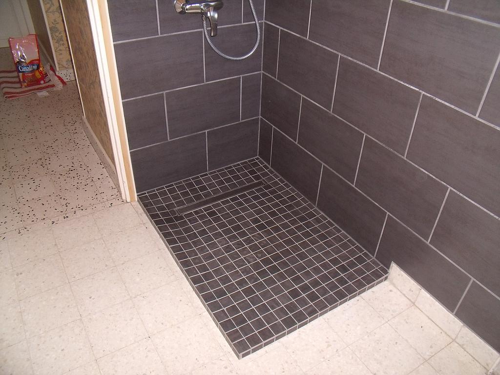Carrelage douche à l'italienne