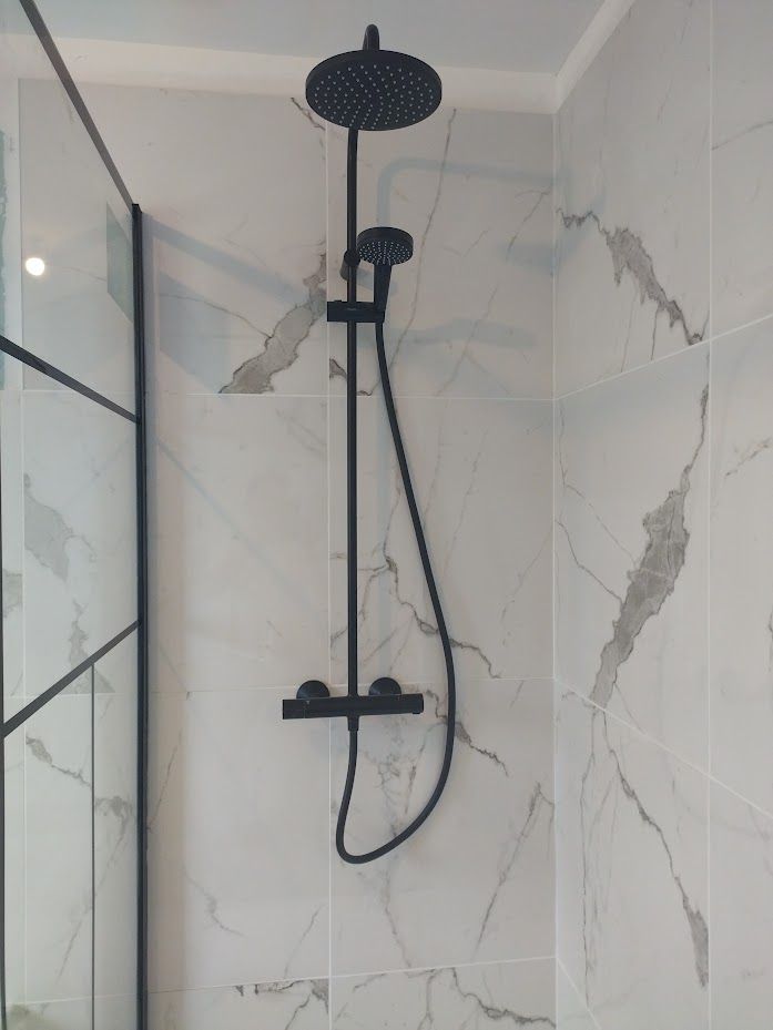 Carrelage motif hexagones