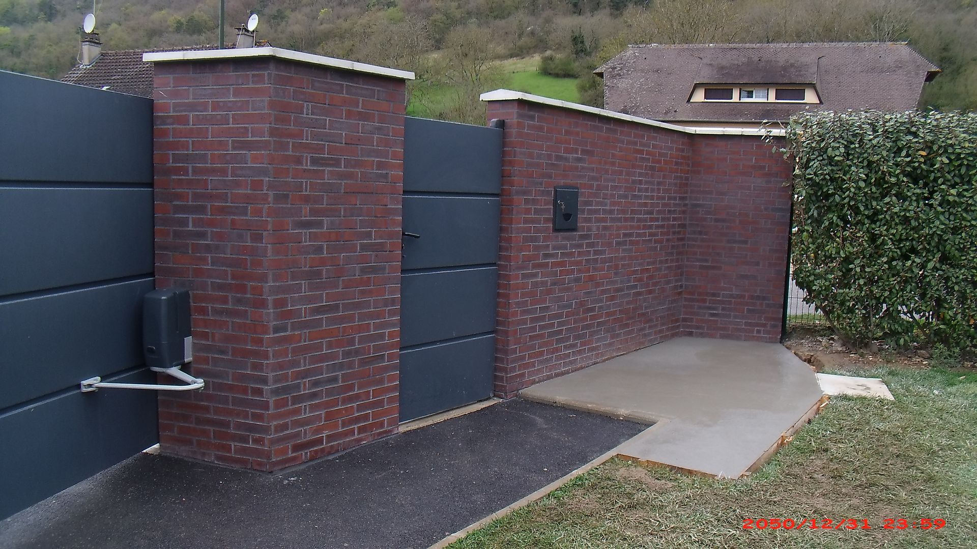 Façade extérieure maison à colombages