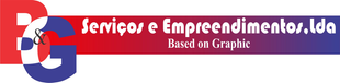 Logotipo da Serviços e Empreendedor, lda, com letras vermelhas e azuis sobre fundo branco.