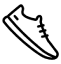 Schuh auf Podest-Icon