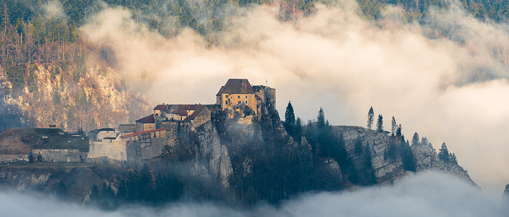 Le fort de Joux, Cluse-et-Mijoux, Doubs