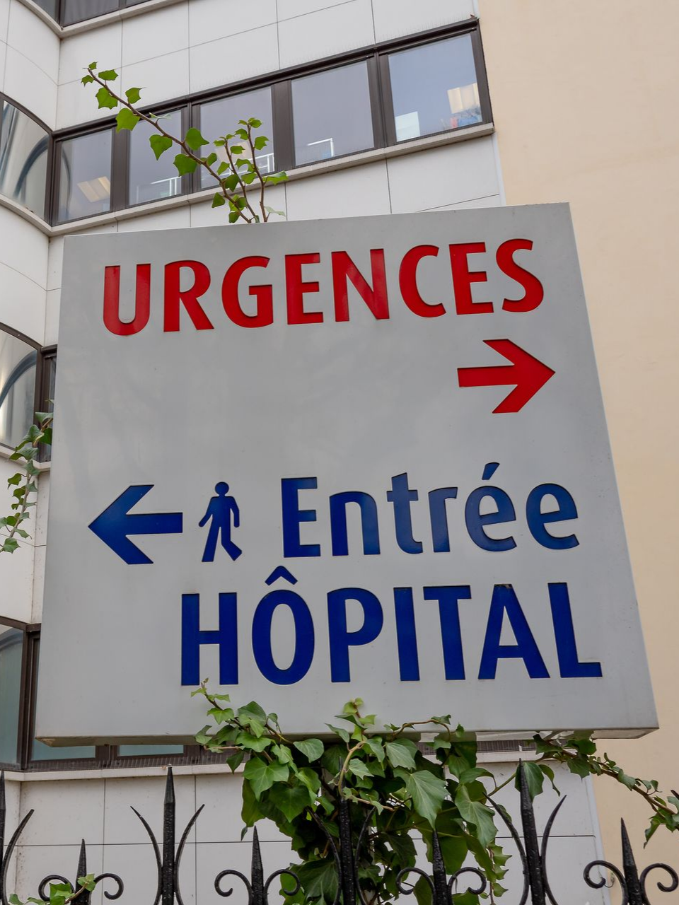 Panneau pour hôpital