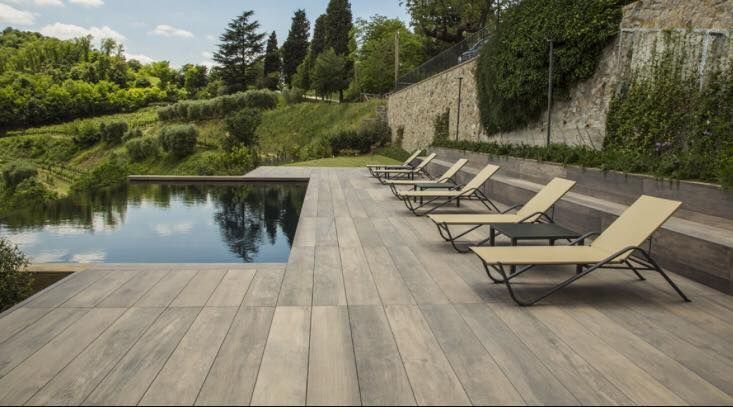 terrsse carrelage effet bois piscine balinais,La Ciotat, Aubagne, St Cyr-sur-mer, Six-four les plages.