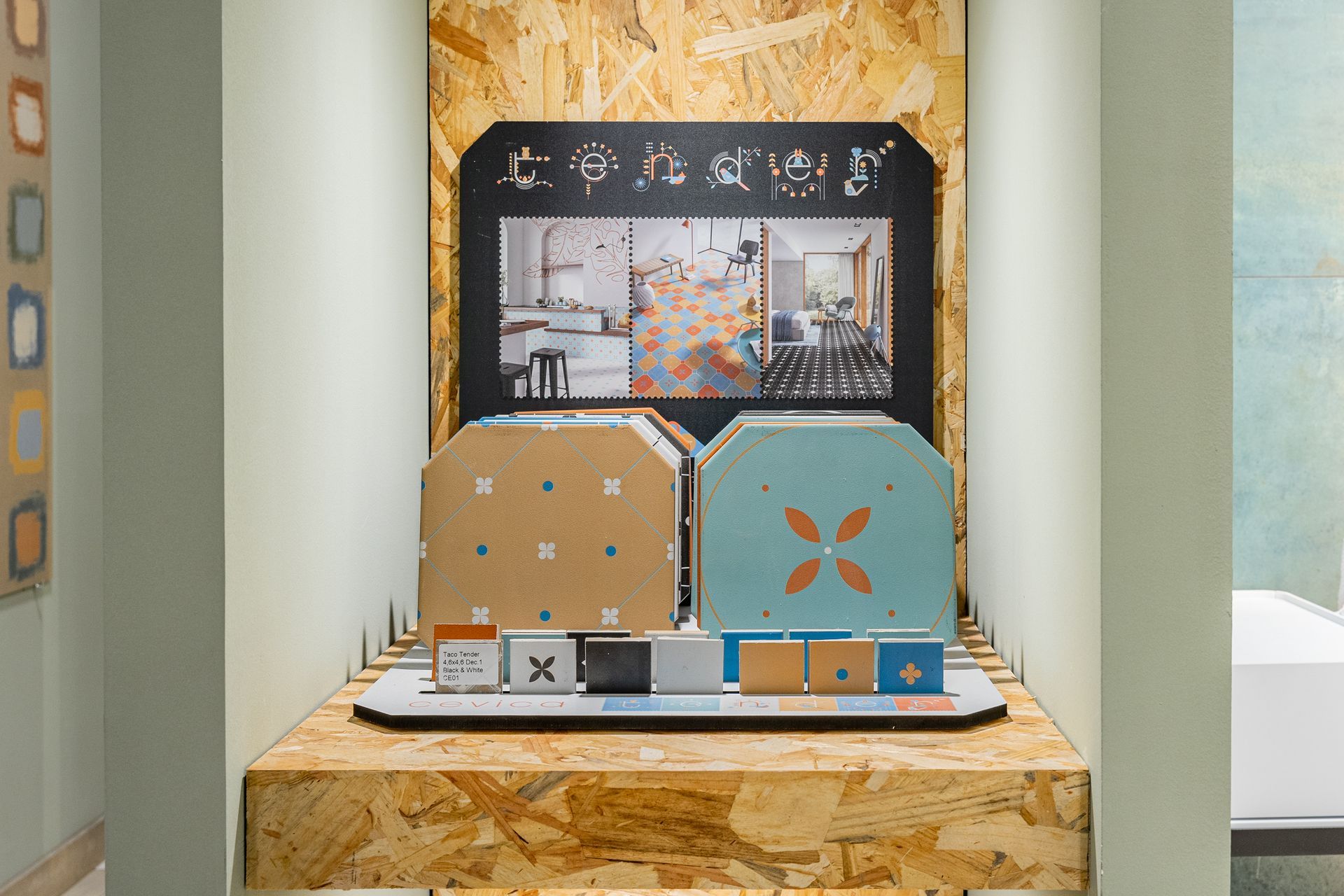 Carrelage à effet carreaux de ciment