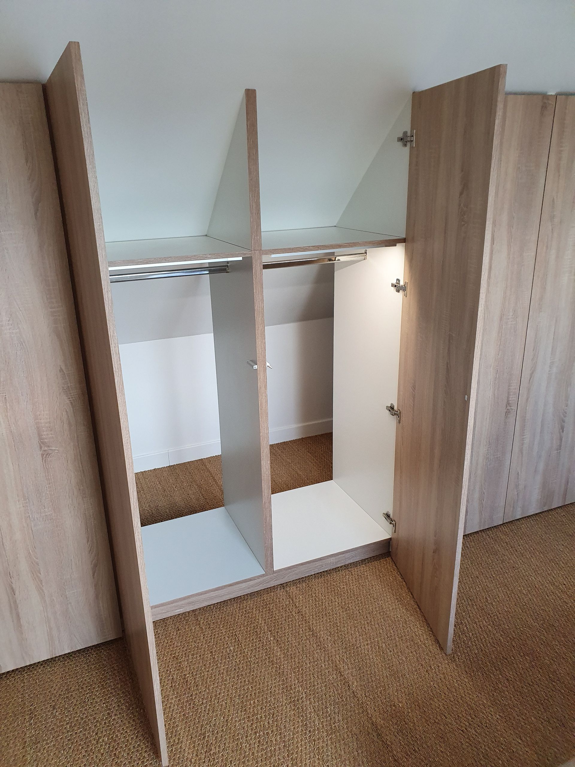 Dressing sur mesure en bois stratifié