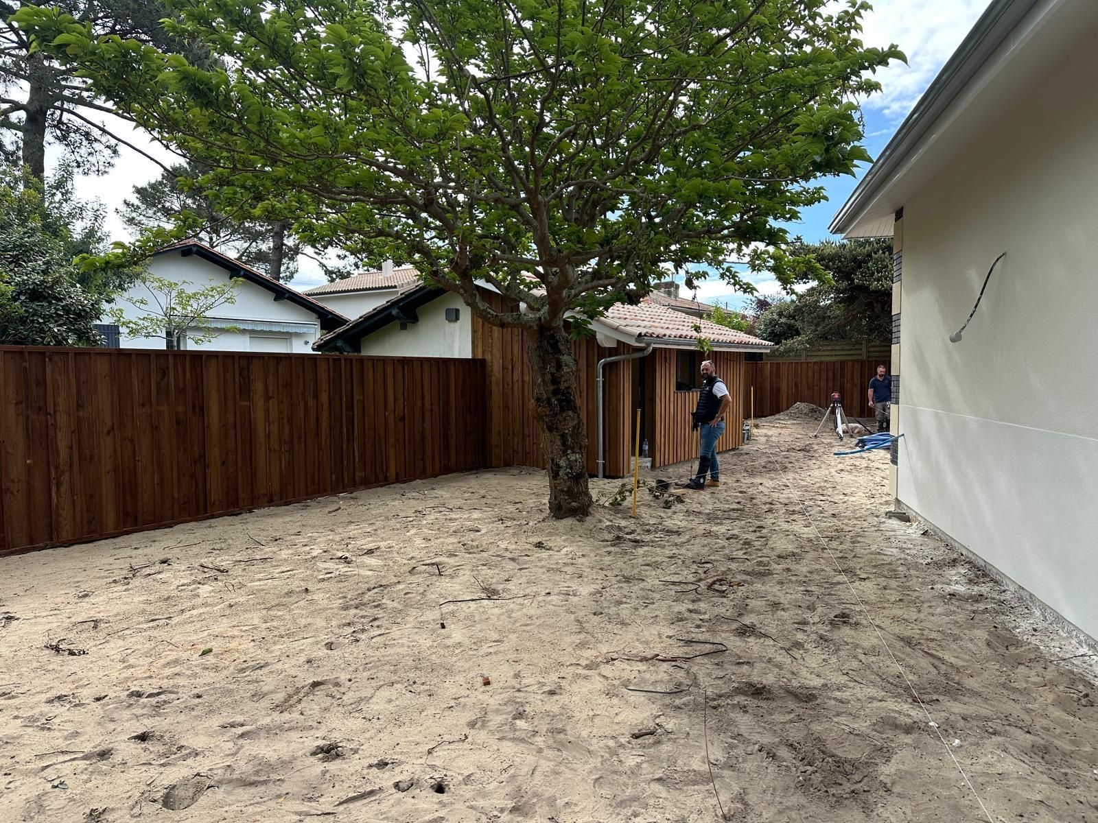 Aplanissement du terrain