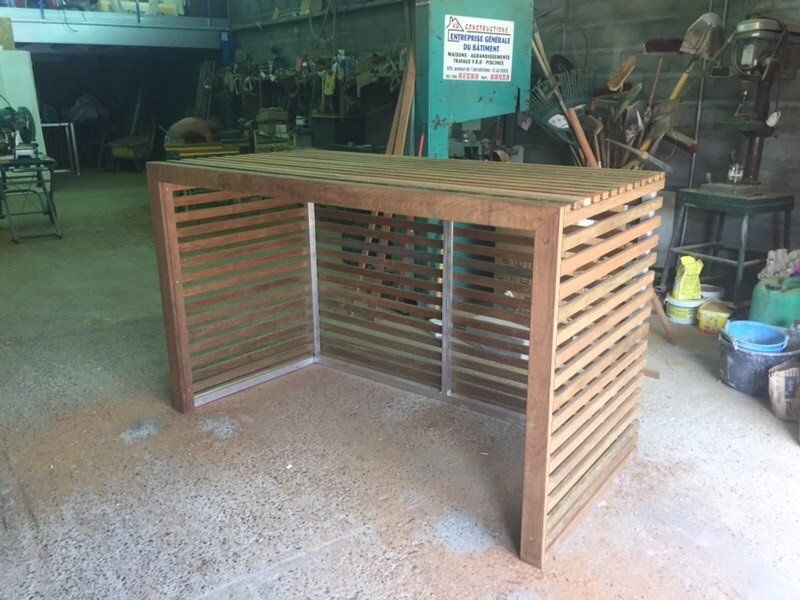 Création d'une pièce de menuiserie pour le bardage