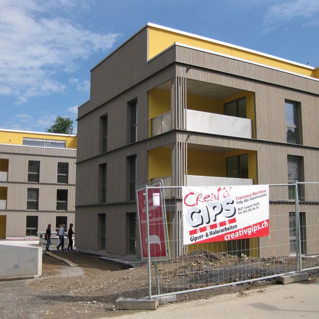 Fassadenarbeiten - Creativ Gips GmbH in Laupen