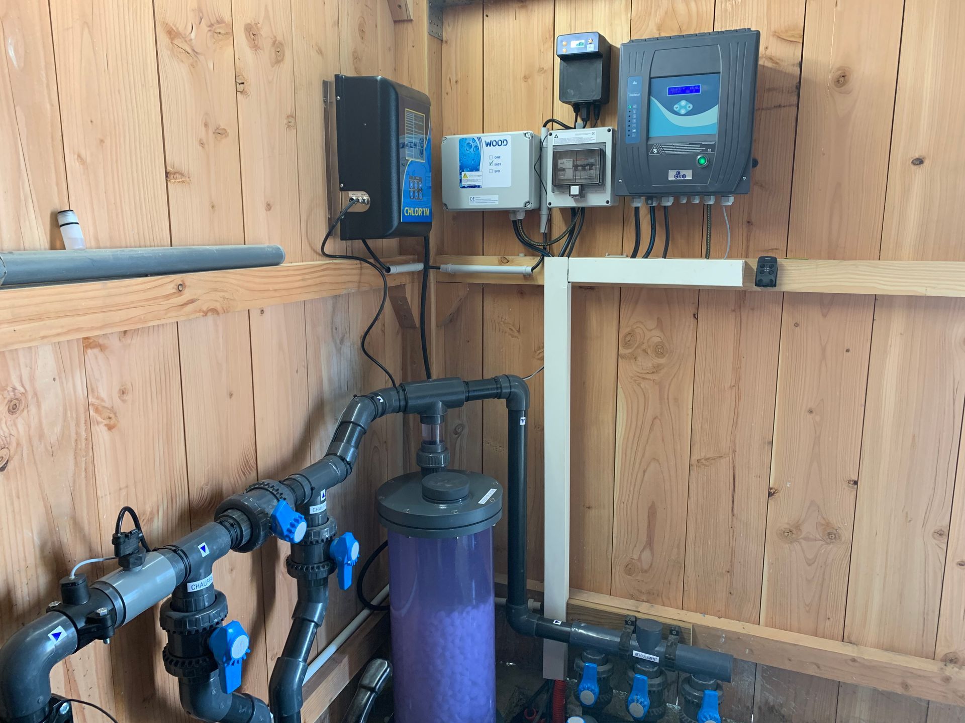 Système de filtration pour la piscine