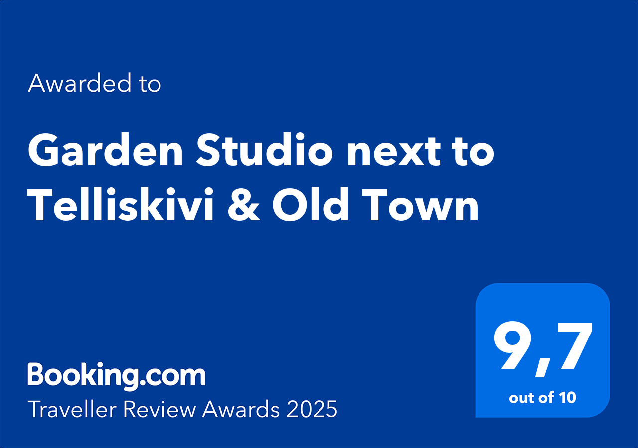 Garden Studios Tallinn private studio with parking and garden access