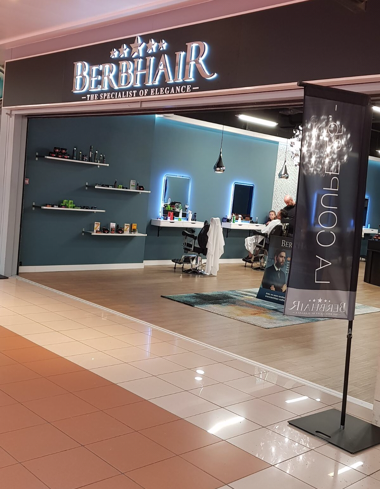 Berb'hair - Genève - shampooing - coupe cheveux - Centre commercial Planète Charmilles
