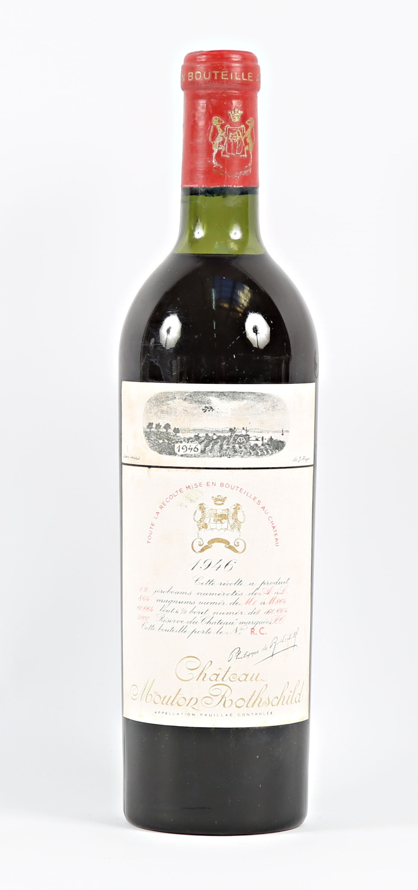 Bouteille de Maison Mouton Rothschild 1946