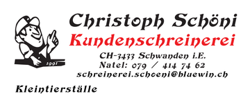 Christoph Schöni Kundenschreinerei