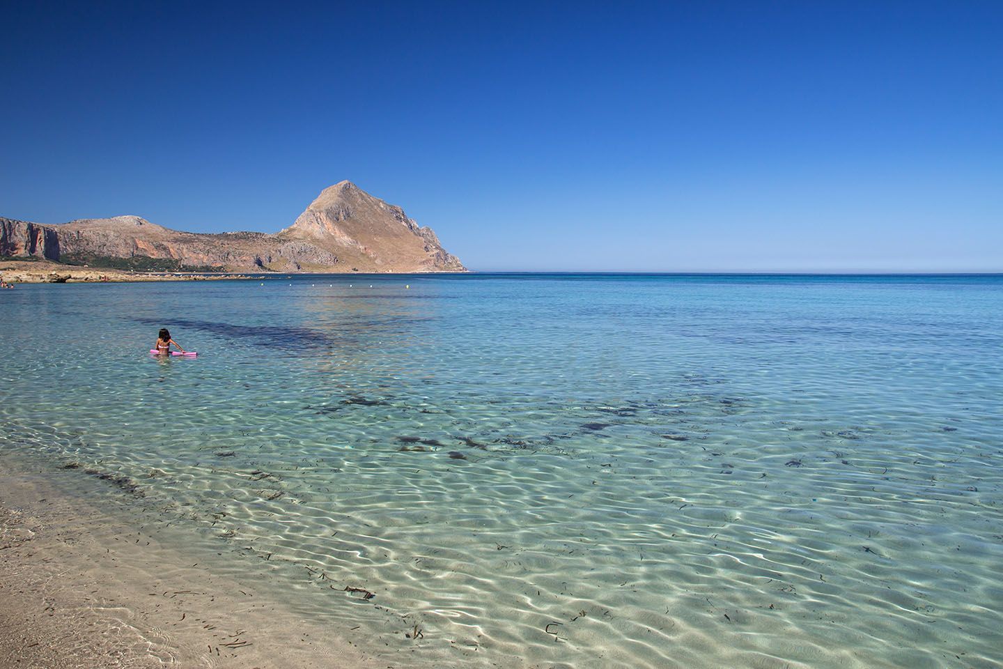 Baia Santa Margherita mare cristallino Sicilia