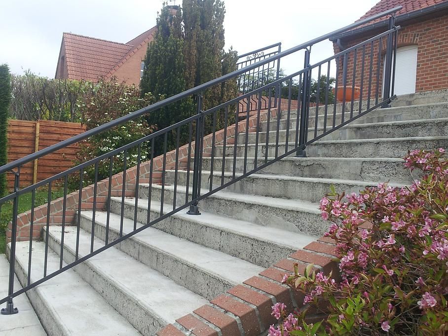 Rampe d'escalier en métal