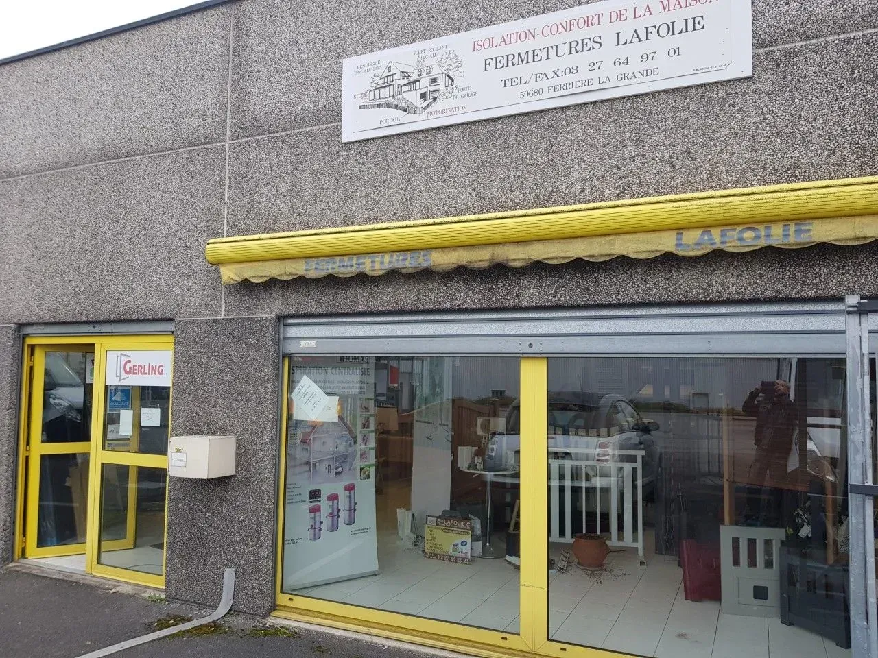 devanture de l'entreprise