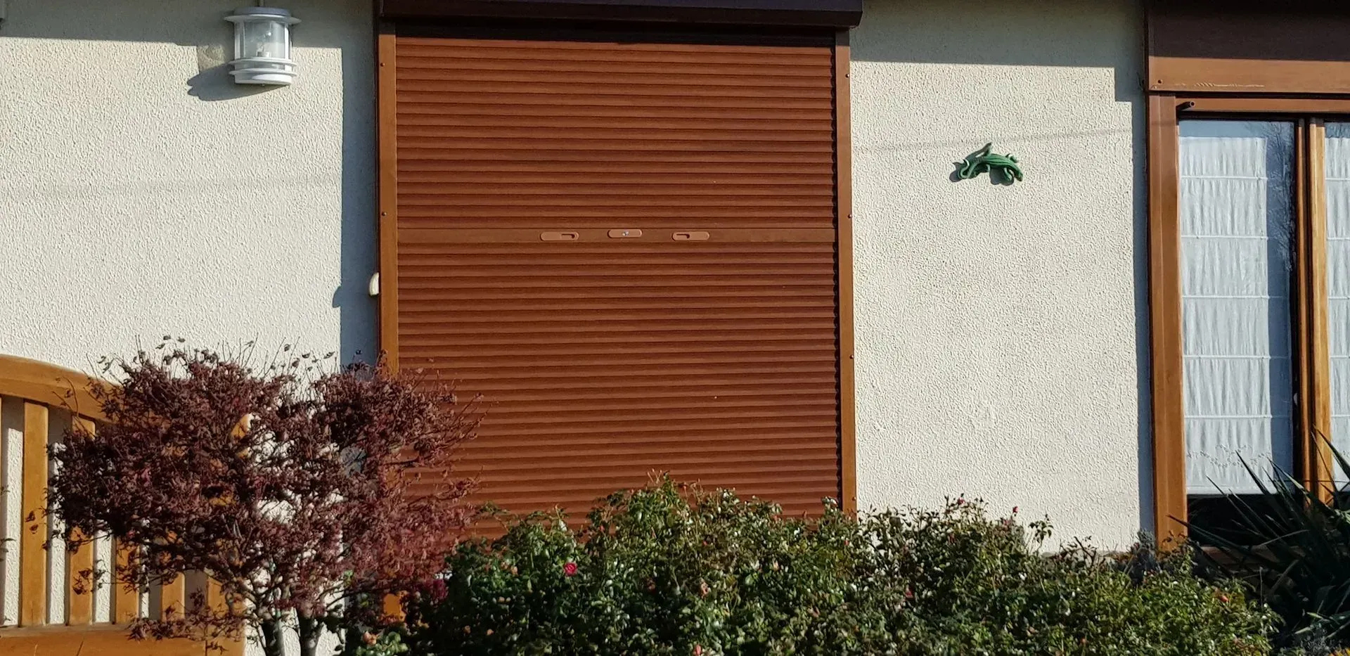 Volet fermé en bois
