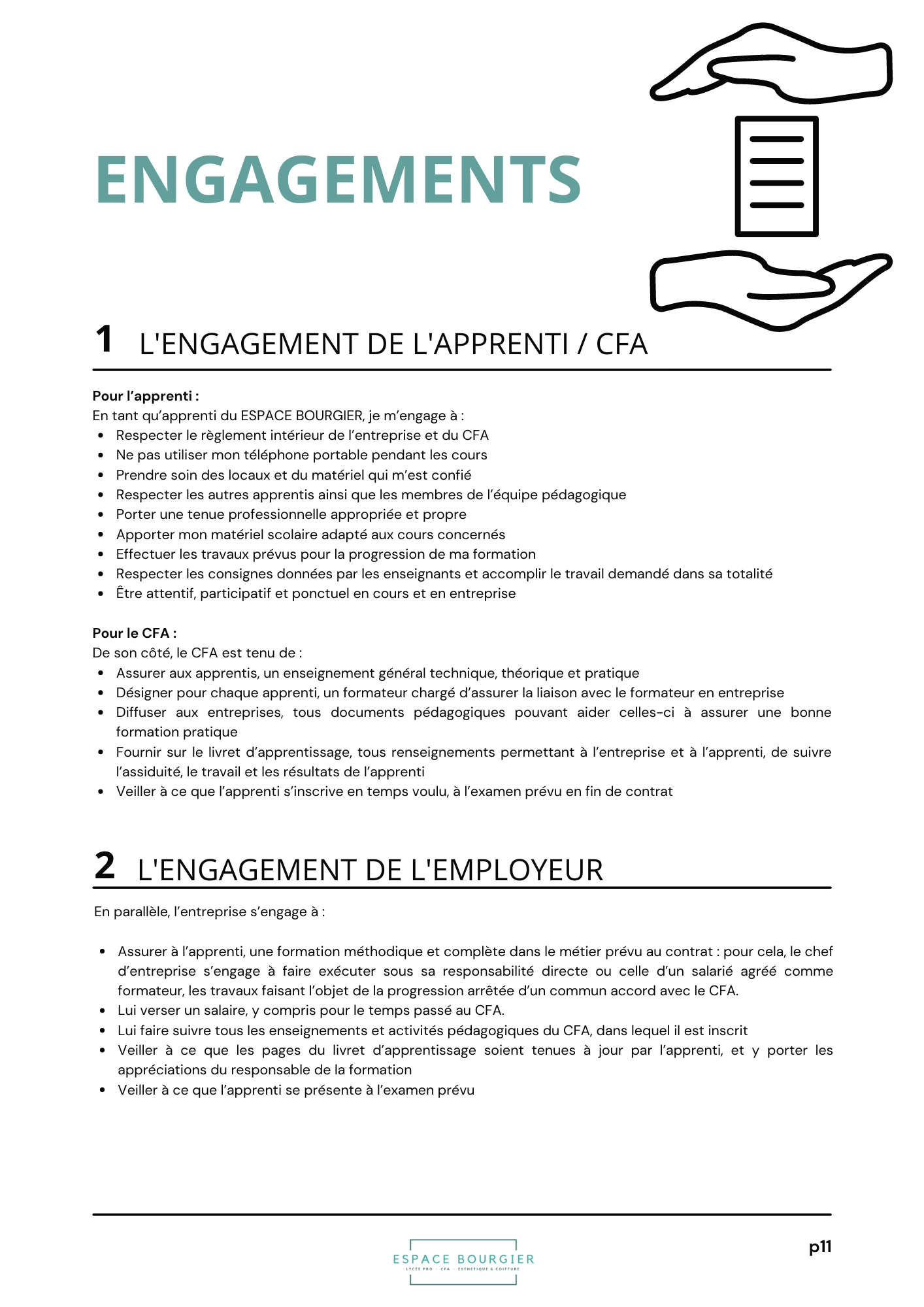 Document intitulé  Engagements 