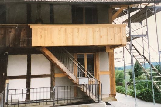 Balkon Renovation Holzbau - Thomi u. Münger Holzbau