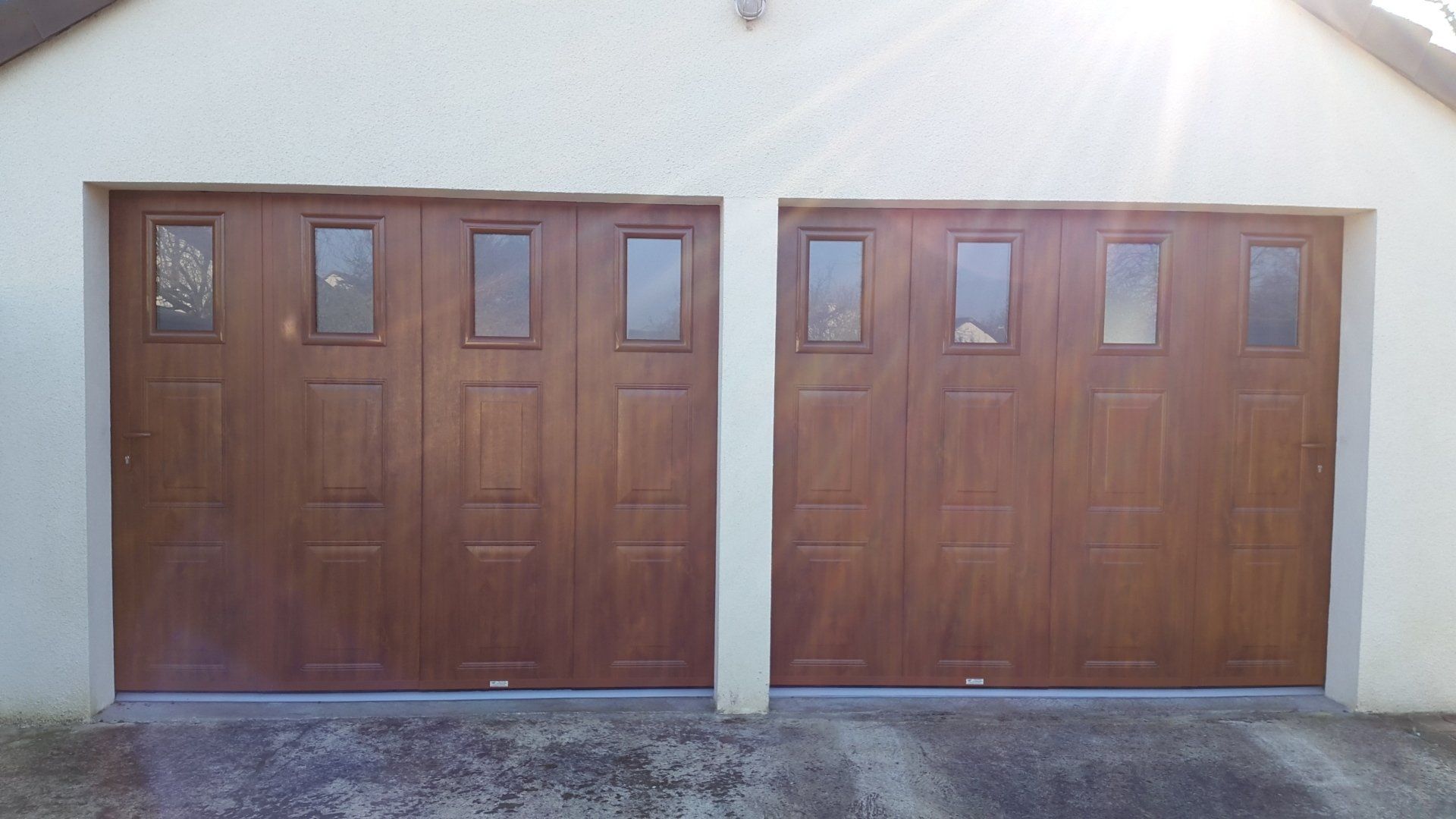 Double porte de garage