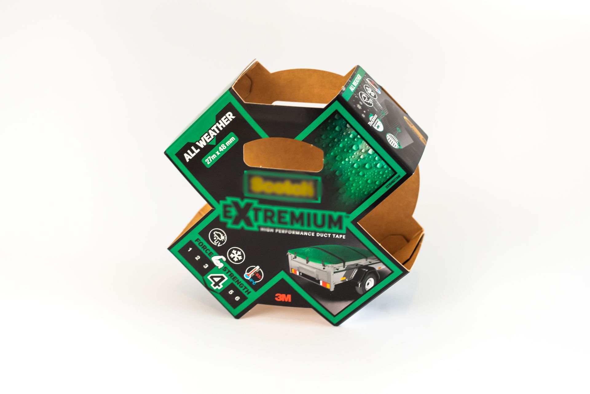 Emballage en carton compact pour du scotch