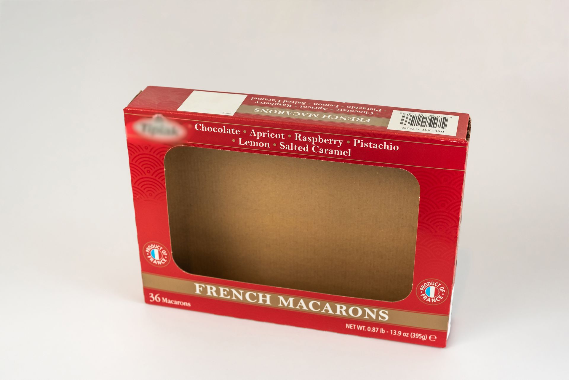 Emballage en carton ondulé pour des macarons