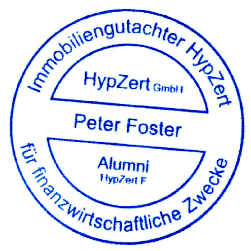 Eine Briefmarke mit dem Namen Peter Foster darauf