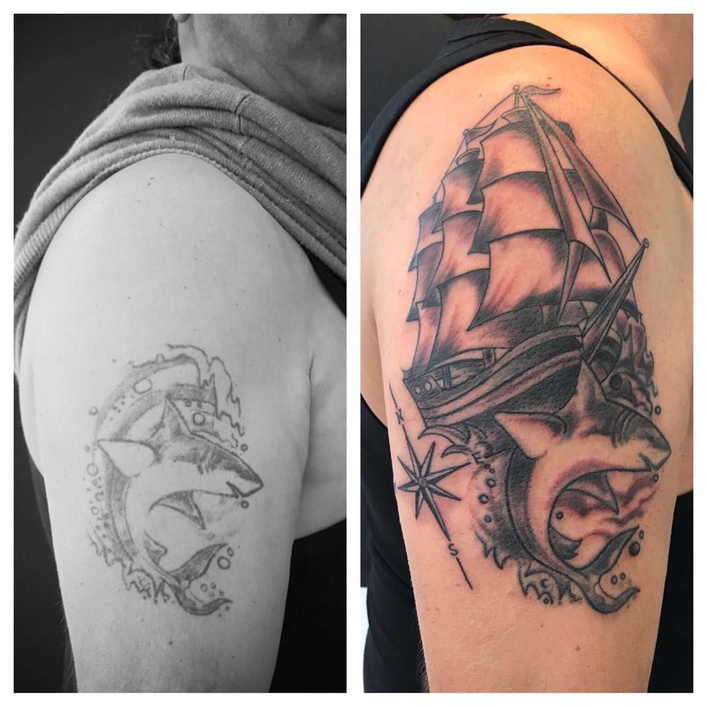 Tierfantasie Portrait Tattoo - Feel Ink Tattoo Studio - Urdorf