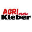 El logotipo de Agri Kleber es rojo y negro sobre un fondo blanco.