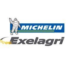 El logotipo de Michelin Exelagri se muestra sobre un fondo blanco.