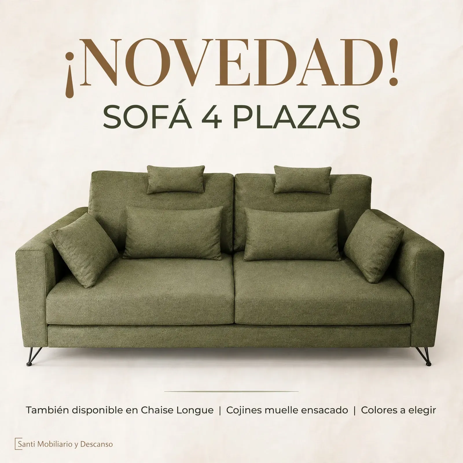 Un dormitorio con una cama, tocador, mesita de noche y otomana.