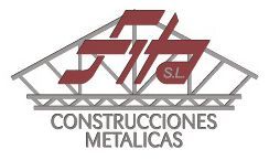 A logo for a company called construcciones metalicas s.l.