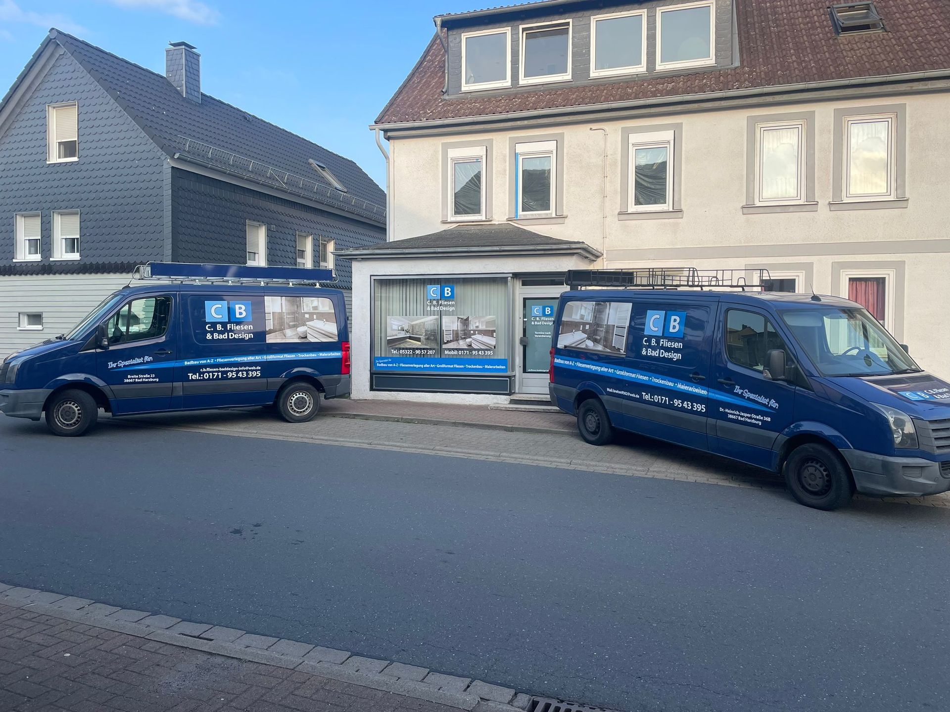 C.B. Fliesen & Bad Design, Badezimmer, Firmenwagen, Standort