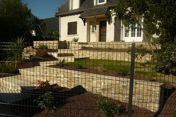 Terrasse en pierre naturelle