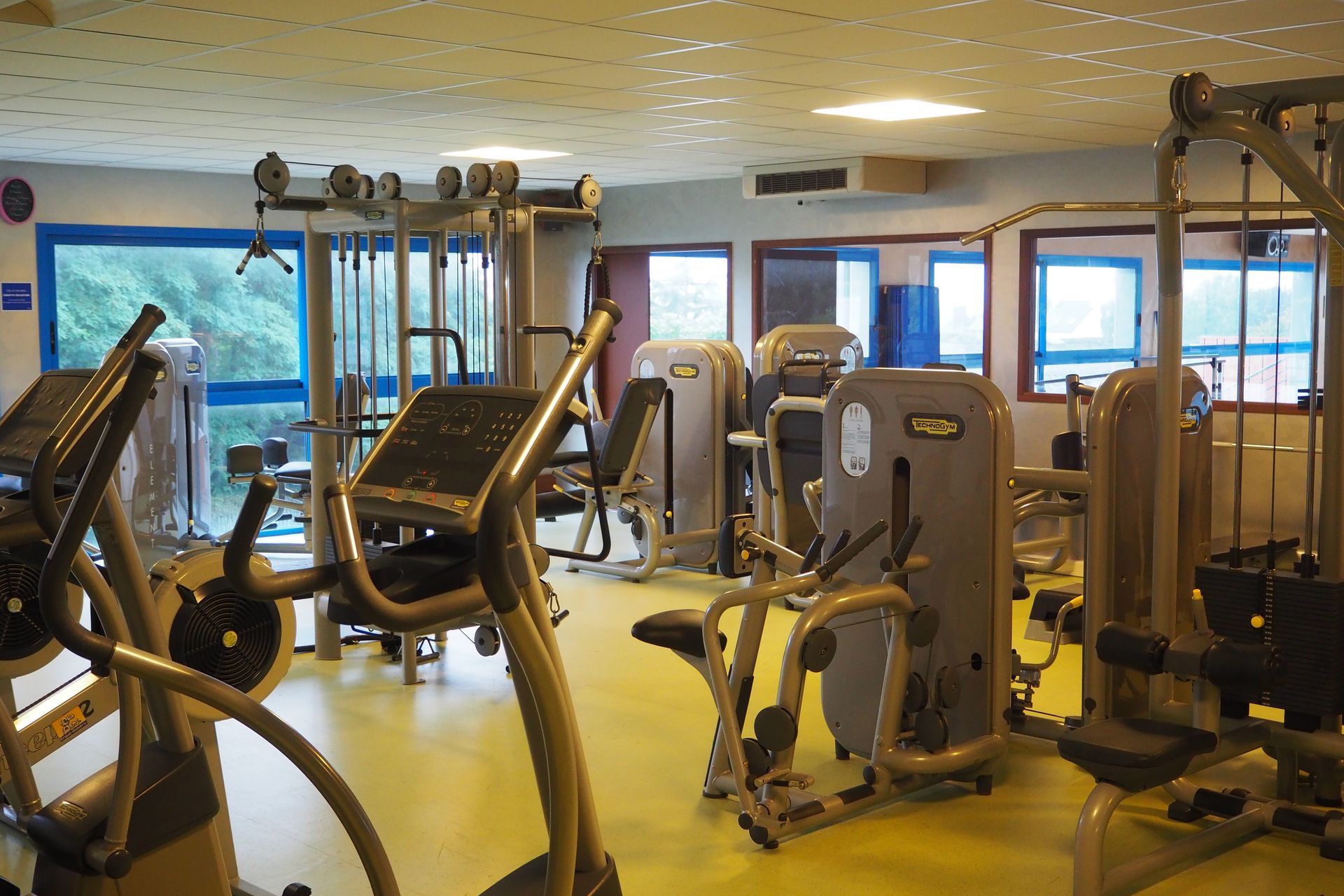 Les machines de l'espace fitness