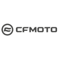 CFMOTO-Logo: ein stilisiertes „F“ in einem Kreis, rechts daneben der Markenname.