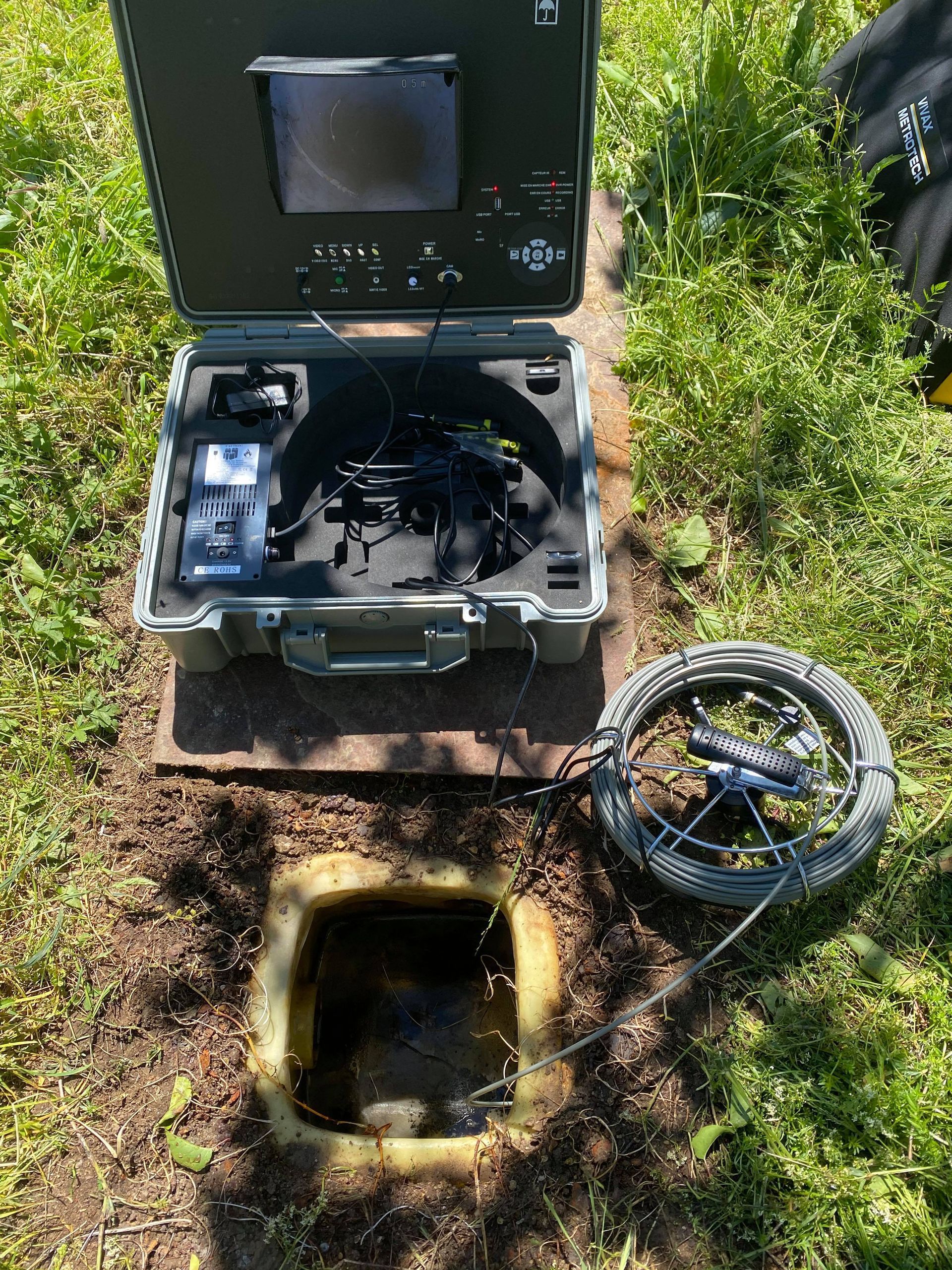 Inspection vidéo de canalisation