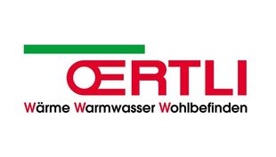 A red and green logo for certli warme warmwasser wohlbefinden