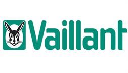 Ein Logo für eine Firma namens Vaillant mit einem Kaninchen darauf.